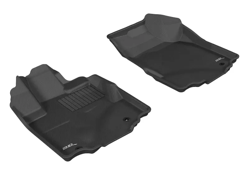 3D MAXpider 2006 2014 Honda Ridgeline Kagu 1st Row Floormat Black