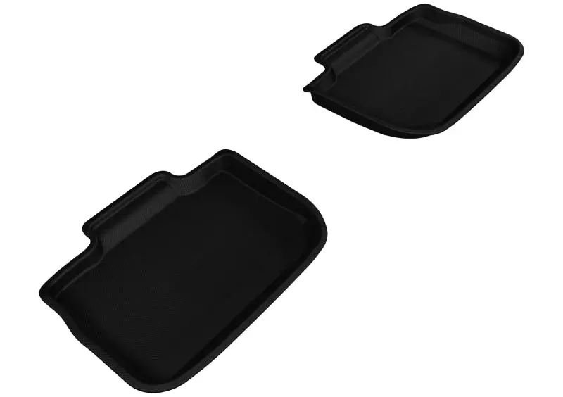 3D MAXpider 2011 2020 Dodge Chrysler Charger 300 300C Kagu 2nd Row Floormats Black
