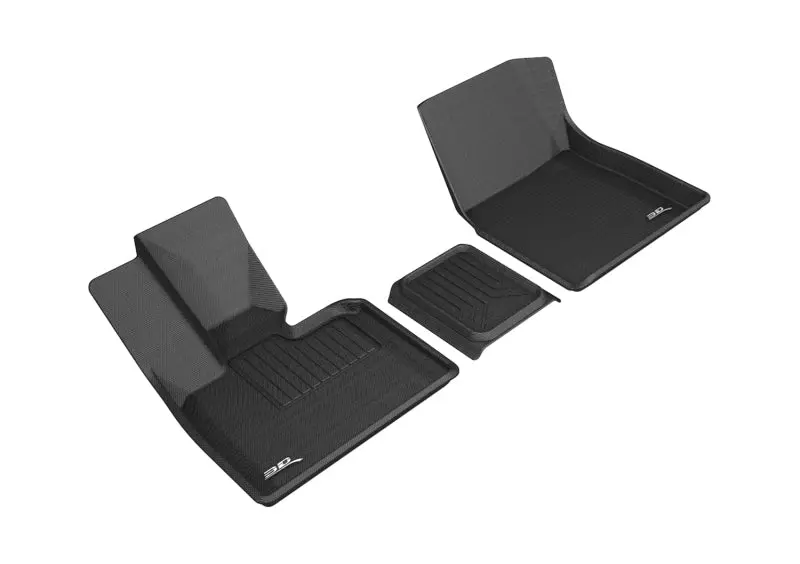 3D MAXpider 2014 2019 BMW I3 Kagu 1st Row Floormat Black