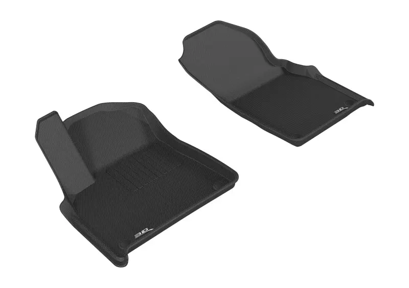 3D MAXpider 2017 2020 Audi Q7 Q8 Kagu 1st Row Floormat Black