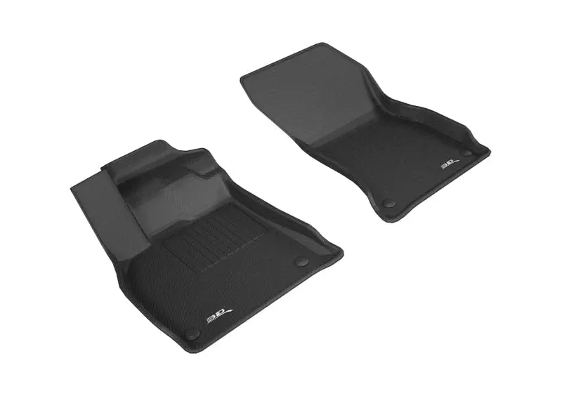 3D MAXpider 2018 2020 Audi Q5 Kagu 1st Row Floormat Black