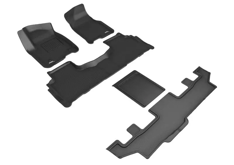 3D Maxpider 21 24 GMC Yukon Xl 7 Seat Kagu Black R1 R2 R3