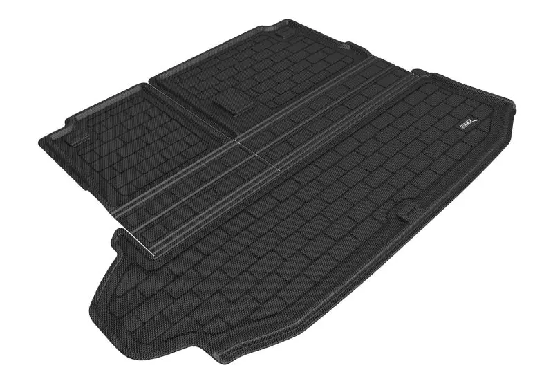 3D MAXpider 20 21 Toyota Highlander No Subwoofer Kagu Seat Back Protector Cargo Liner Black