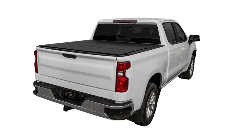 Access LOMAX Tri Fold Cover 2022+ Ford Maverick 4ft 5in Bed Black Urethane