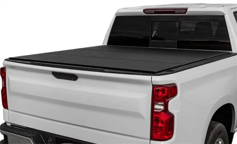 Access LOMAX Tri Fold Cover Black Urethane Finish 22+ Toyota Tundra 5ft 6in Bed