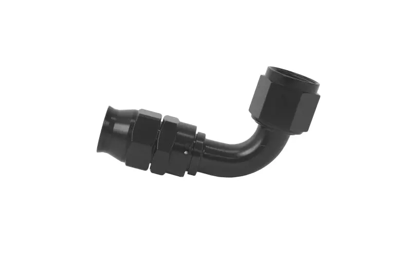 Aeromotive PTFE Hose End 10 90 Deg Black Anodized