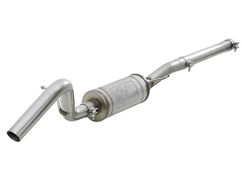 aFe MACH Force Xp 2.5in 409 SS Mid Pipe w Muffler 2007+ Jeep Wrangler (JK) V6 3.6L 3.8L