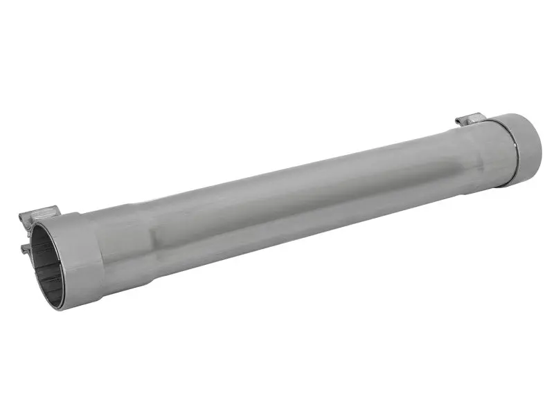 aFe MACH Force Xp 409 SS Muffler Pipe 2.5in. Inlet Outlet 14in. Body 20in. Length