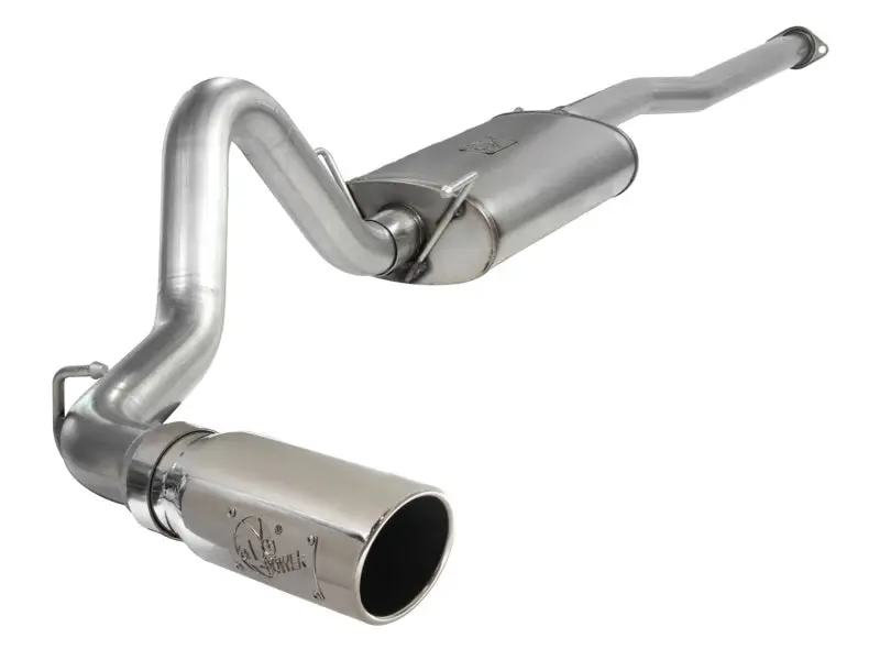 aFe MACHForce XP Exhausts Cat Back SS 409 EXH CB Toyota Tacoma 05 13 V6 4.0L (Pol Tip)