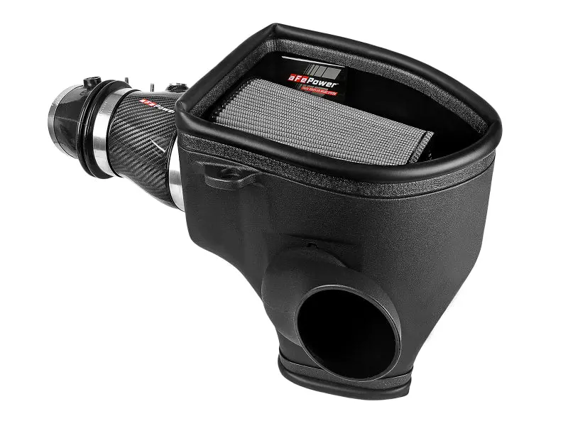 aFe Magnum Force Stage 2 Track Series Carbon Fiber AIS w Pro Dry S Media 18 Dodge Challenger V8 6.2L