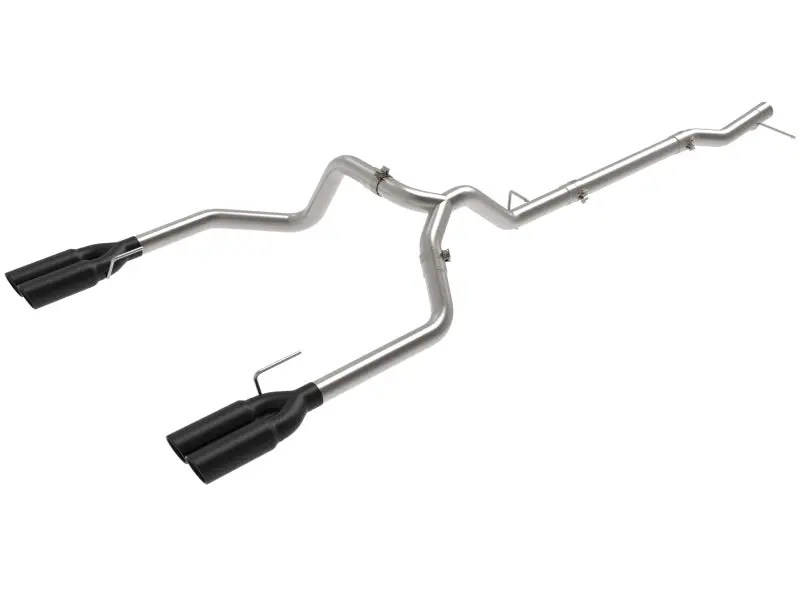 aFe 23 24 GM Trucks L6 3.0L (td) LZ0 Vulcan Series 3in 304 SS DPF Back Exhaust System w Black Tip