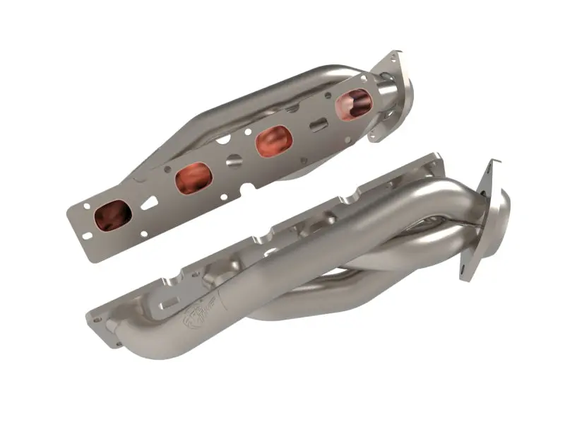 aFe Twisted Steel 11 21 Jeep Grand Cherokee (WK2) 5.7L V8 Headers Titanium (Ceramic Coated)