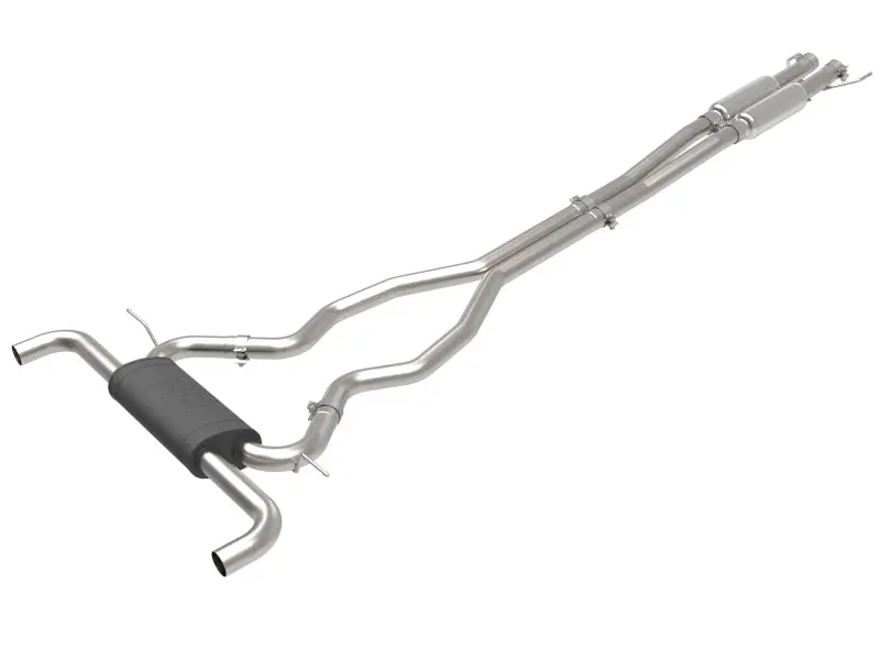 aFe Vulcan Series 2 1 2in 304 SS Cat Back 19 20 Ford Edge ST V6 2.7L(tt)