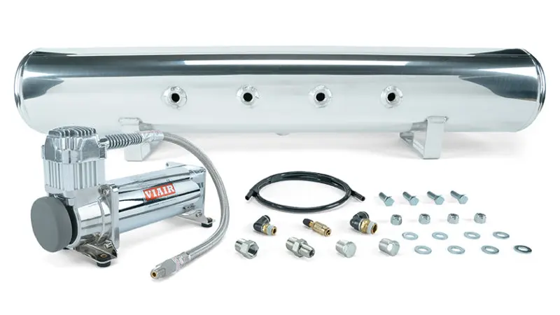 Air Lift Performance 5 Gal Polished Tank & VIAIR 444C Comp (No Mgmt System Included)
