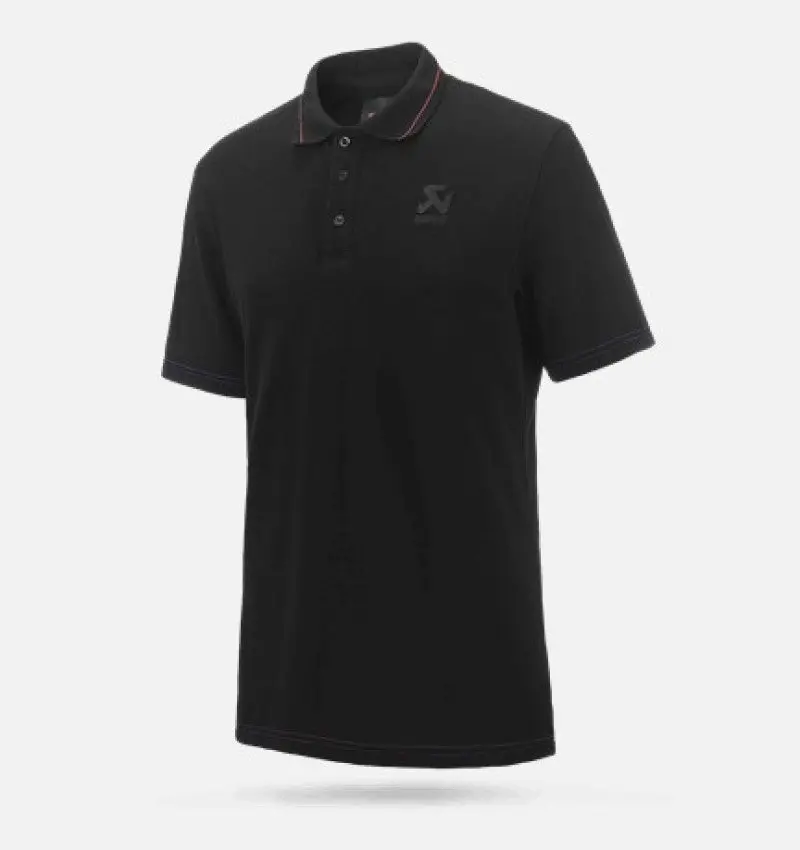 Akrapovic Corpo Polo Black Mens XL