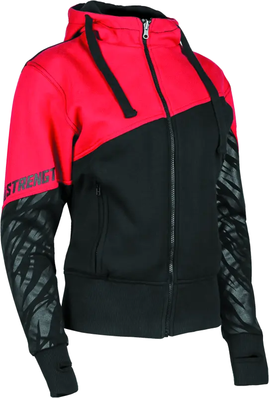 Speed and Strength Cat Outa Hell Hoody Red Black Womens 2XL