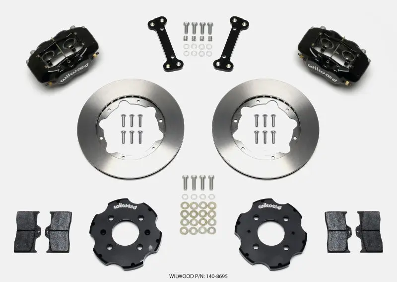 Wilwood Forged Dynalite Front Hat Kit 11.00in Integra Civic w Fac.240mm Rtr