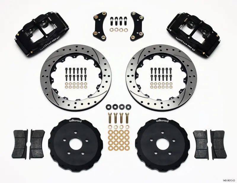 Wilwood FSLI4 Front Hat Kit 13.00in Drilled 2004 05 Scion tC