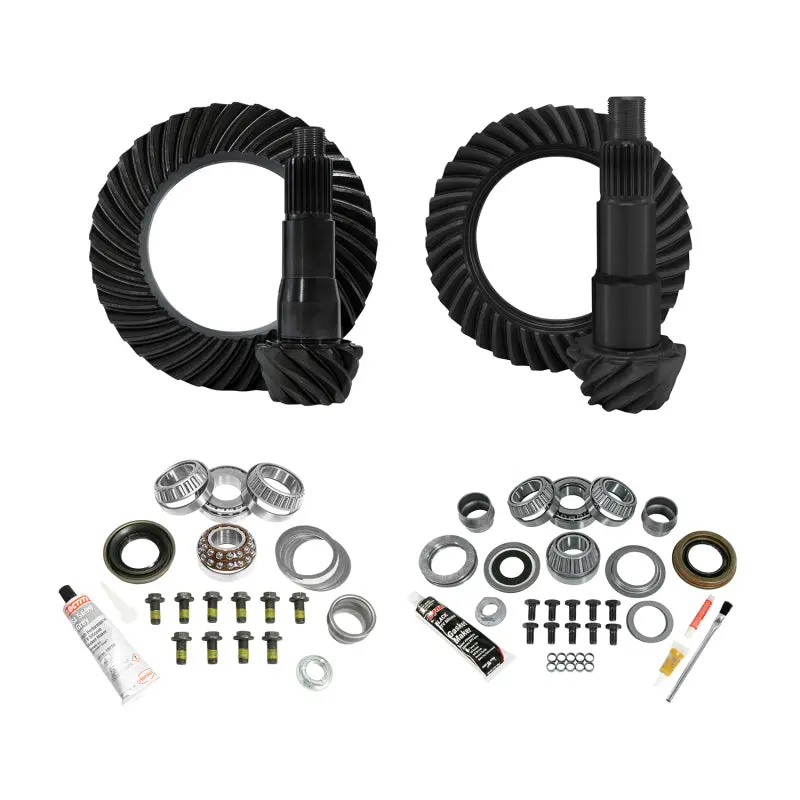 Yukon Complete Gear and Kit Pkg. JL Jeep Non Rubicon w D35 Rear & D30 Front 4:56 Gear Ratio Yukon Gear u0026 Axle