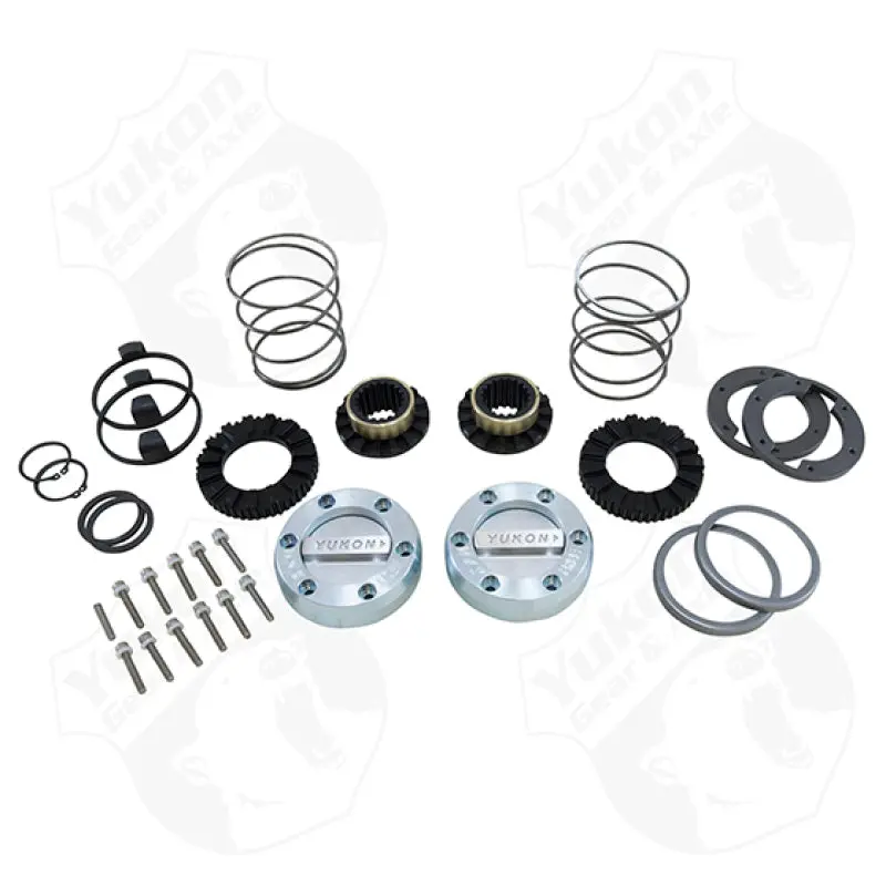 Yukon Gear Hardcore Locking Hub Set Dana 44 GM & Ford 1 2 & 3 4 Ton 19 Spline Yukon Gear u0026 Axle