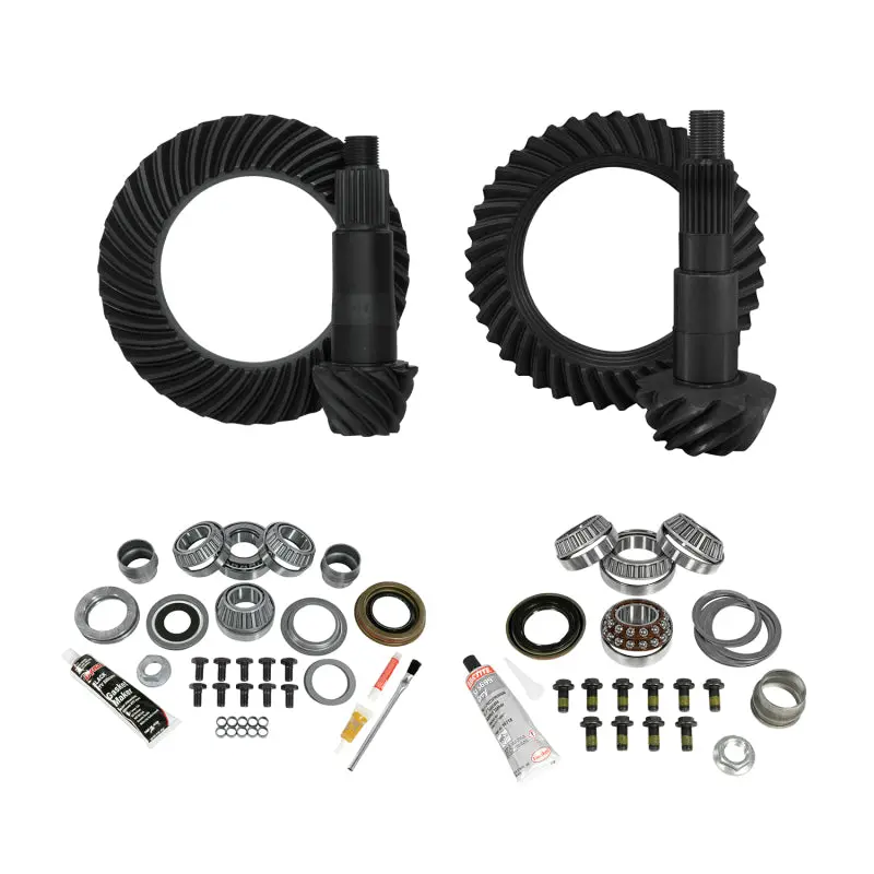 Yukon Gear & Install Kit Package Jeep JL Non Rubicon D44 (M220) R D30 (M186) F 4.88 Ratio Yukon Gear u0026 Axle