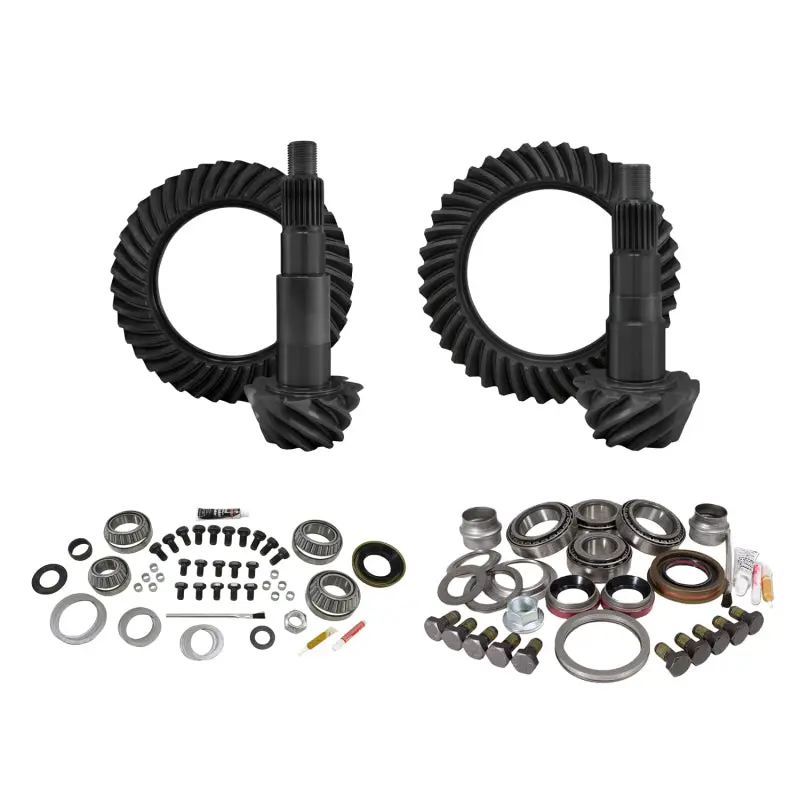 Yukon Gear & Install Kit Package Jeep JK Rubicon 4.56 Ratio Yukon Gear u0026 Axle