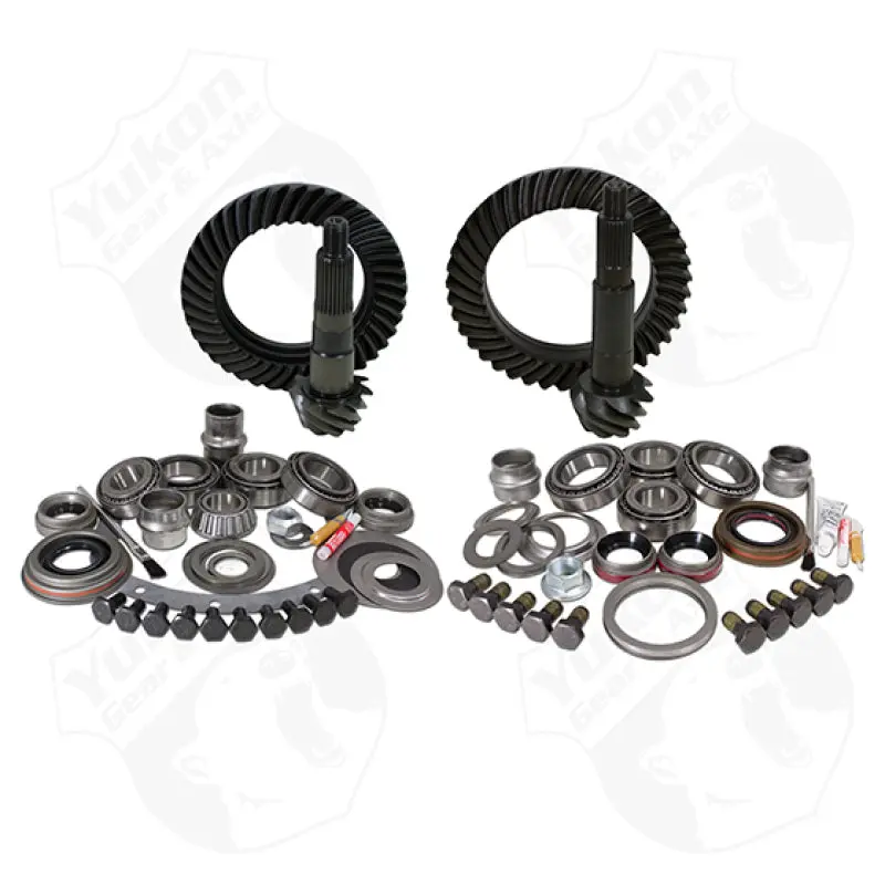 Yukon Gear & Install Kit Package Jeep JK Non Rubicon 4.11 Ratio Yukon Gear u0026 Axle